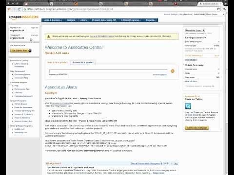 Find your amazon associate tag