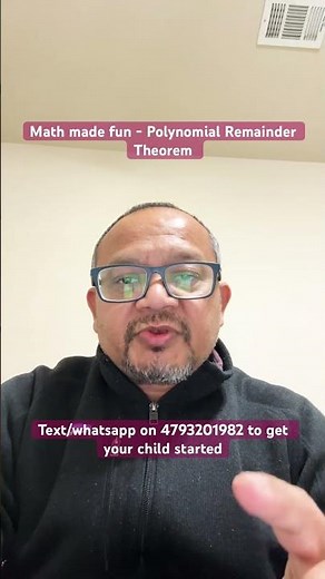 Math made fun - Polynomial Remainder Theorem explained #mathmagic #viralmath