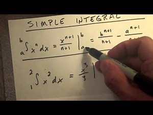 8.1 Simple Integration