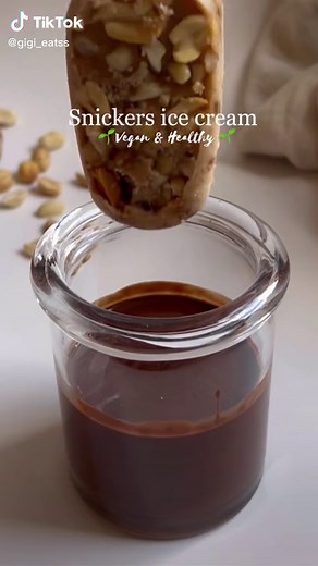Easy Homemade Vegan Snickers Ice Cream Recipe