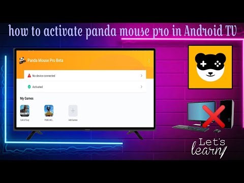 how to Activate Panda Mouse Pro in Android TV Box/MI TV without PC | Gamepad app for Android TV