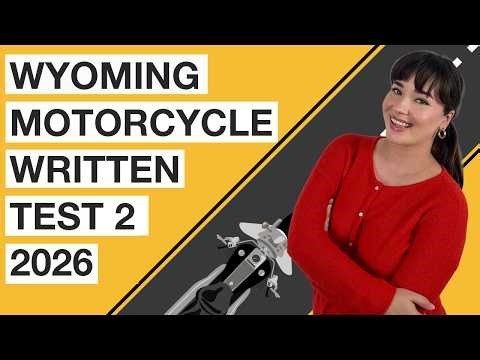 Wyoming Motorcycle Written Test 2 2026 (50 Questions with Explained Answers)