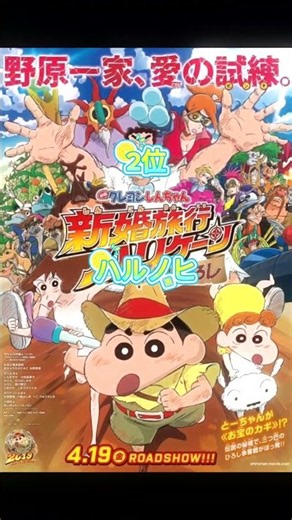 好きなクレヨンしんちゃん映画主題歌ランキング#クレヨンしんちゃん #ばずれ