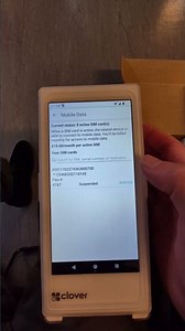 How to activate the sim card on my Clover Flex 4 card terminal #payments #connectivity @clover