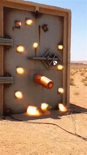 “Steel Door Launched Like a Missile! Extreme Blast Test!” #ExplosionTest #MilitaryDemo