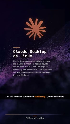Claude Desktop on Linux: Native Install for Every Distro #Shorts