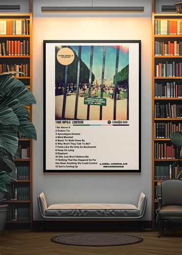 Timeless Tame Impala Lonerism Album Track List | Pop Music Group Poster | Aesthetic Music Room Decor | Minimalistic Art Music Icon Print - Etsy Canada