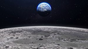 Cinematic Planet Earth View From Moon Stock Motion Graphics SBV-347735836 - Storyblocks