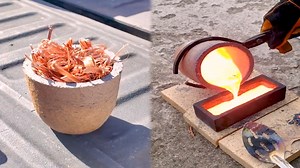 Melting Copper and Metal for Expert Crafting