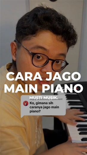 Musti Musik by Dave Henokh on Instagram: "Komen "JAGO" kalau mau detail tutorialnya biar mainnya kedengeran jago🎹✨ #mustimusik #tipspiano"