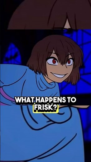 What Happens To FRISK In UNDERTALE?🤔 #undertale #sans #frisk #chara #strongerthanyou #tobyfox