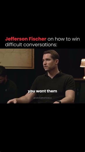 Jefferson Fischer on how to win difficult conversations: #motivation #crypto 🇺🇲💵💼