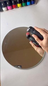 Easy DIY Idea! 💡 Let’s Customize a Mirror with Mop’r Paint Markers! 🤩 Christmas Tones! 🎄