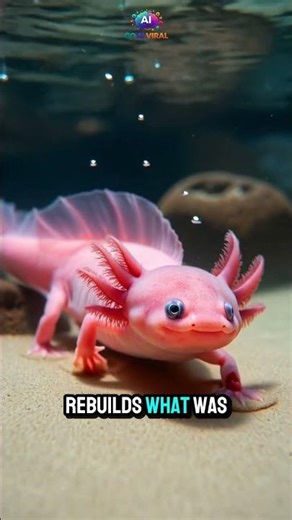 The Real-Life Wolverine? 🦎 Meet the Unbelievable Axolotl! | Nature's Master Healer #nature