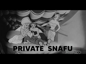 PRIVATE SNAFU (Classic Cartoon) 1943 -1945, HD 1080P