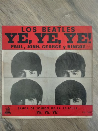Los Beatles - Ye, Ye, Ye! Paul, Jonh, George y Ringo!!