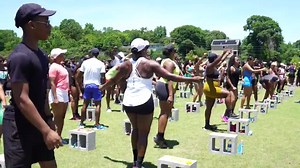 48K views · 2.9K reactions | It’s about that time 5:30am we up!!!! Right foot 禮 on the bricks 隣 and let’s ride!!!!! Make sure before the festivities tomorrow you come get a workout in with us!!!! #effectfitness #ichooseeffectfitness #bricks #bands #everything | Effect Fitness, LLC. | Facebook