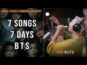 7 Songs 7 Days w/ BTS (Day 3): RM - Nuts (MV) Reaction | Vocal Coach & Songwriter React