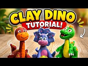 How to Make Dinosaur Characters | Clay Tutorial
