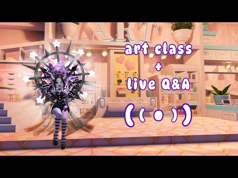 ☆ LIVE Royale High Art Class + Q&A ☆