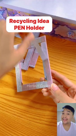 13K views · 90 reactions | Pen holder ‎#diy #diyideas #tips #tipsandtricks #hacksandtips #trend #virals #trendingreelsvideo #trendingreels #lifehacks #penholder #recycling #recycle #recyclingideas #fblifestyle | Herbert Condez Sastre | Facebook