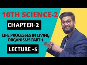 10th Science-2 | Chapter 2 | Life Processes in Living Organisms Part-1 | Lecture 5 | JR Tutorials |
