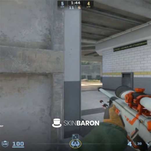 Did you know that spawnspot on overpass? 😲 🎩 SkinBaron.com Gameplay by: glmii15y #counterstrike #counterstrike2 #cs2 | CS:GO Videos