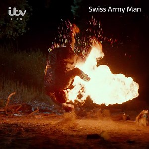 7 comments | Delve into the dark, bizarre waters of this utterly bonkers adventure, with Daniel Radcliffe and Paul Dano. Stream Swiss Army Man now for free on ITV Hub | ITV | Facebook