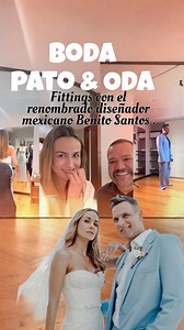 Making of: trajes de novio y novia — Boda de Pato y Oda. Acompáñanos tras bambalinas en los fittings con el renombrado diseñador mexicano Benito Santos: detalles, telas, emociones y el arte de crear vestidos únicos para uno de los días más importantes. No te pierdas este exclusivo vistazo al proceso creativo. → Mira ahora en Facebook Watch. #BenitoSantos #BodaPatoYOda #MakingOf #AltaCostura | Odalys Ramirez