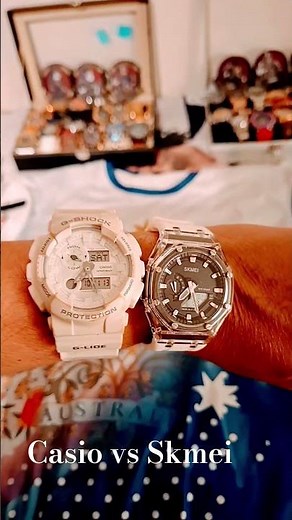 Comparison Casio vs Skmei