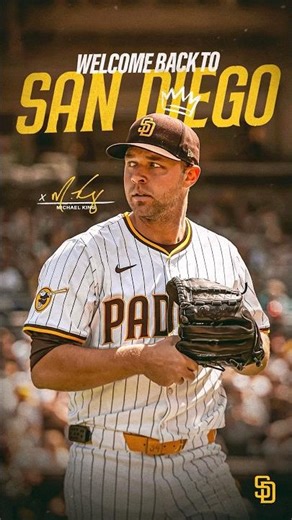 The King has returned. #mlb #baseball #sandiegopadres #michaelking #pitcher