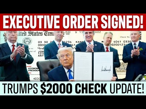 President's Executive Order and $2000 Stimulus Check | New Details and Timeline