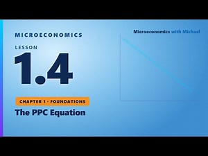 1.4 The PPC Equation — Mathematical Formulation