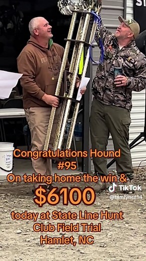 First Place Hound Winner at State Line Hunt Club