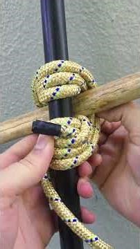 Square Lashing Knot 🪢 | Easy Rope Knot for Camping & Scouts