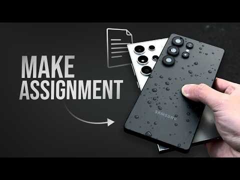 How to Make Assignment in Android Phone (tutorial)
