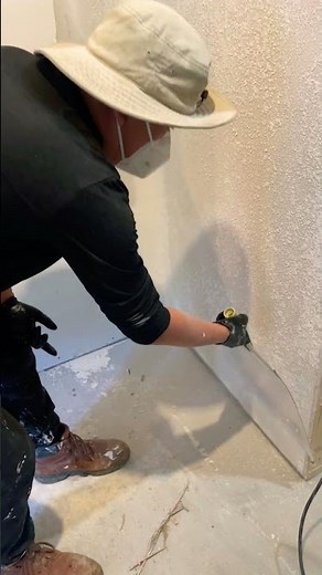 How to make drywall knockdown texture