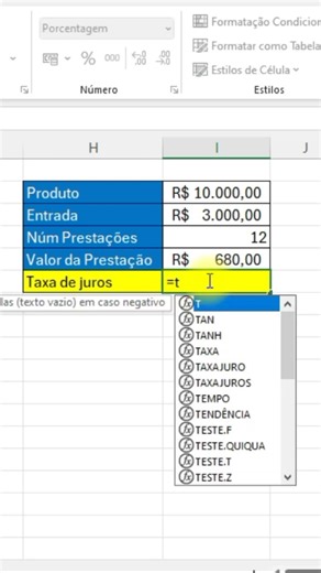 Calculate interest rates in Excel.