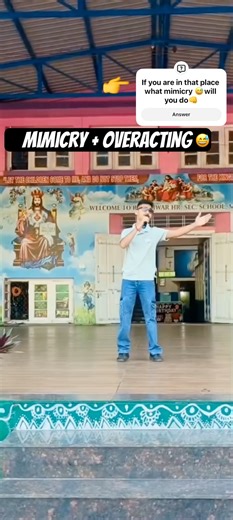 SRK Mimicry 🎭| Lakshya Tamboli | Shah Rukh Khan Dialogue Performance | School House Competition