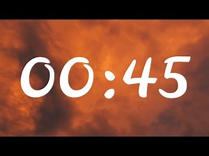 45 Second Timer ⏱ Alarm at End