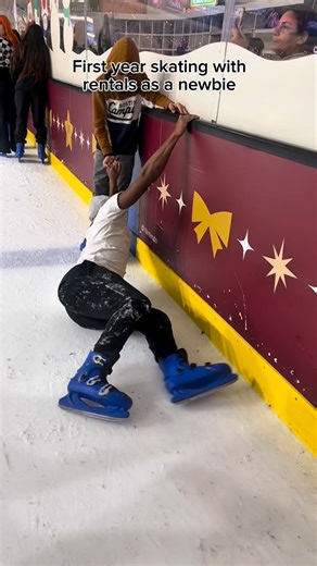 Mazi Ahaneku on Instagram: "How it feels on your first day ice skating versus 3 years later!! . . . . . #skating #hockey #skate #iceskating #figureskating"