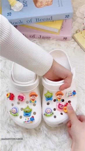 Toy Story Vibes on my Crocs! 🧸🚀✨ #CrocsCharms #shorts #ytshorts #viralshorts #shortsfeed #trending