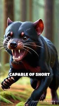 Tasmanian Devil vs Wombat: Marsupial Showdown