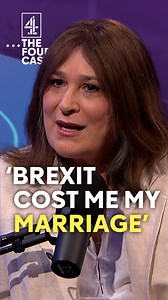 'If Brexit hadn't happened, I think we probably wouldn't have divorced.' Columnist Sarah Vine talks to @krishgm on the latest episode of The Fourcast about how politics and the Brexit vote 'derailed her life' and her marriage to Michael Gove. | Channel 4 News