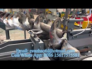 Continuous Helicoid Spiral Flight Cold Rolling Mill Machine with Steel Width 180mm and Pitch 500mm