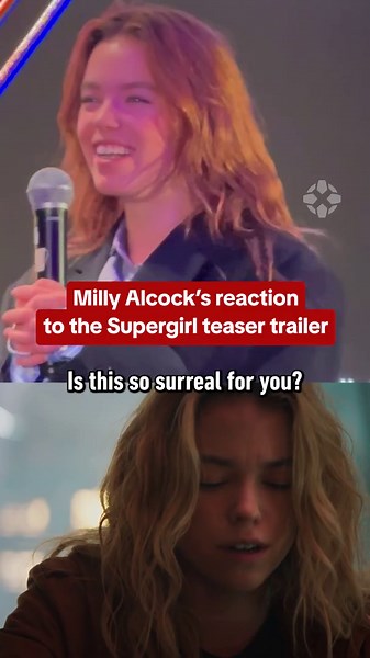 Millie Alcock Reacts to the Supergirl Teaser Trailer