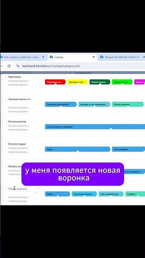 Воронка продаж в Битрикс24 - где и как её настраивать?