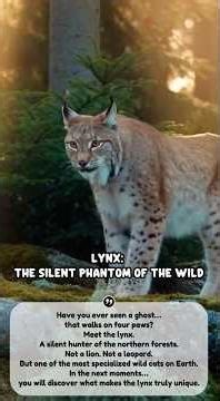 Lynx Facts: The Wild Cat With Iconic Ear Tufts #facts #lynx #animals #wildlife #shorts #nature #fyp