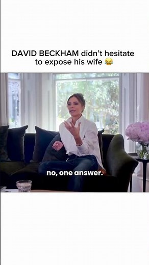 David Beckham EXPOSED his own WIFE 😂