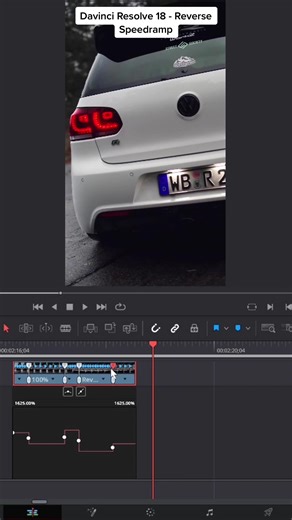 Davinci Resolve 18 Reverse Speedramp Tutorial